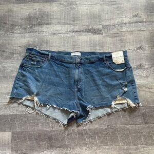 Abercrombie and Fitch Curve Love Mid-Rise Mom Short